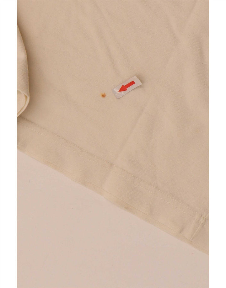 T-shirt da uomo Adidas Top UK 38/40 cotone bianco medio