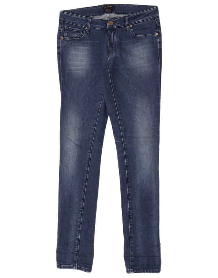Jeans slim da donna Massimo Dutti EU 36 XS W26 L30 Blu