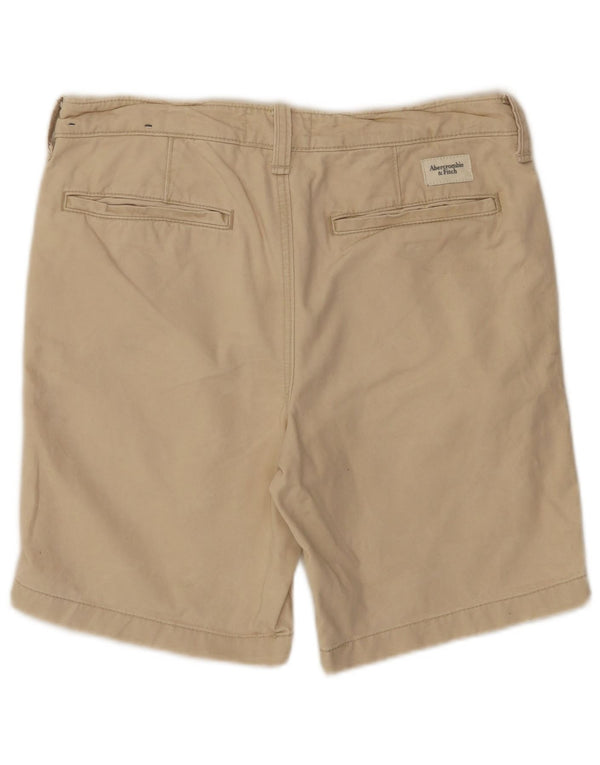 Pantaloncini chino da uomo Abercrombie & Fitch W32 in cotone beige medio