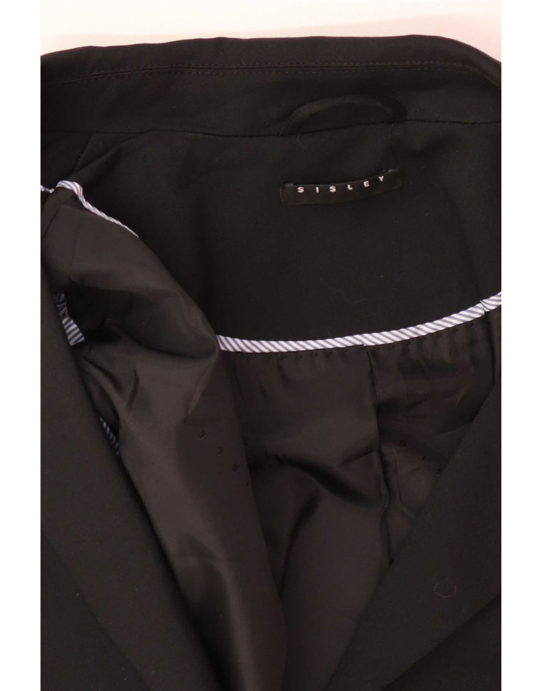 Giacca blazer da donna a 2 bottoni Sisley UK 12 media nera