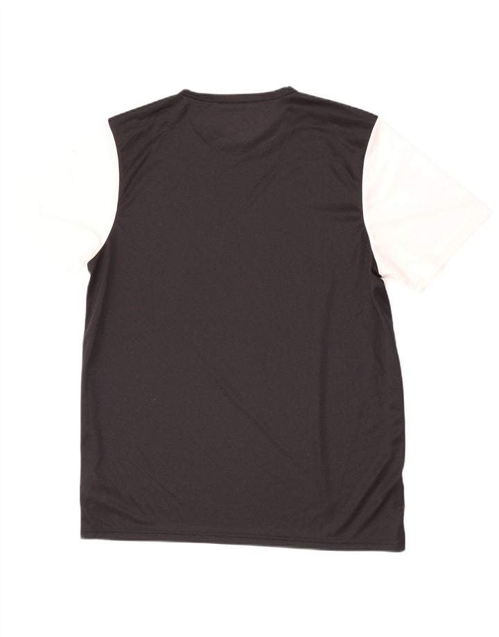 T-shirt Adidas Aeroready da uomo, grande, in poliestere color block nero