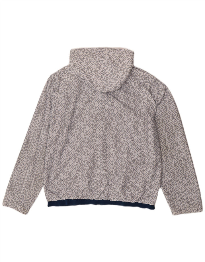 Giacca reversibile con cappuccio Nike da uomo UK 38 Poliestere color block blu medio