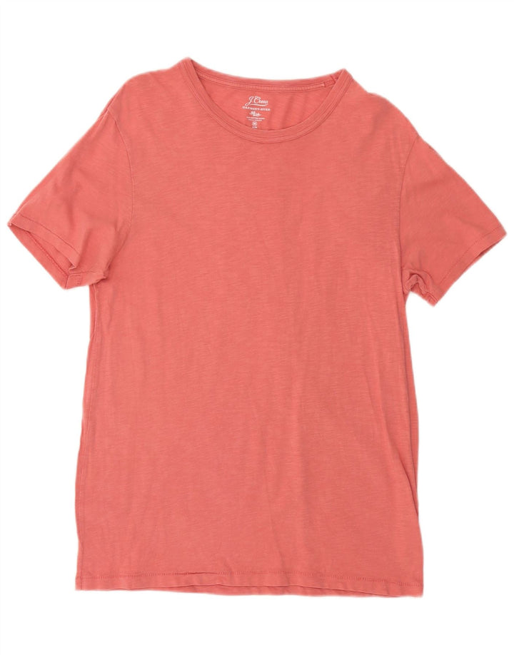 T-shirt slim da uomo J. Crew in cotone rosa medio