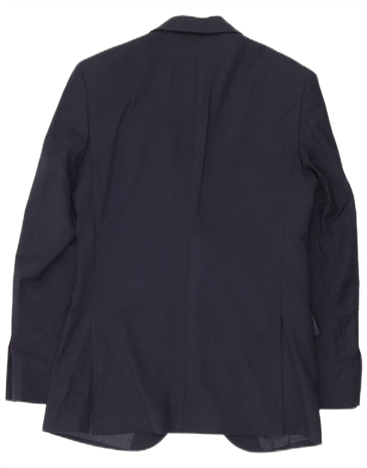Giacca blazer vestibilità regolare da uomo Marks & Spencer UK 36 Small Blu Navy