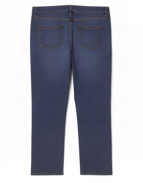 Jeans dritti da donna M&Co UK 18 XL W38 L29 Cotone blu