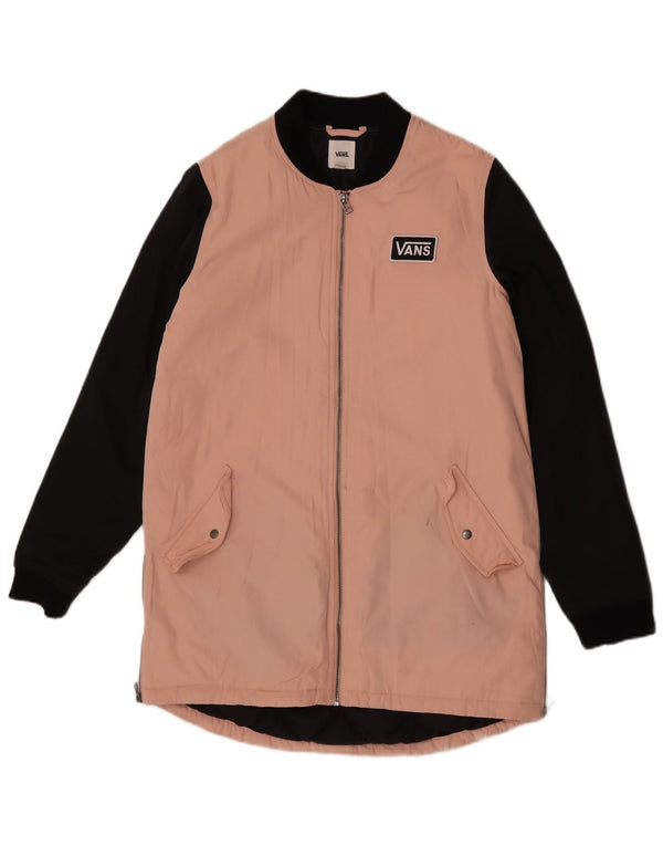 Giacca a vento da donna Vans UK 10 Small Rosa Poliestere color block