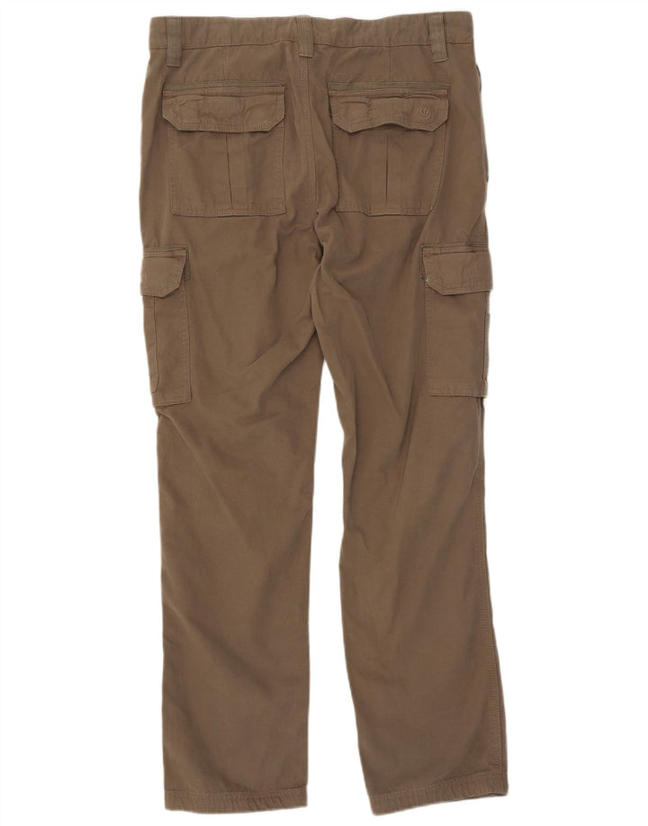 Pantaloni cargo dritti da uomo Fat Face W34 L31 Cachi