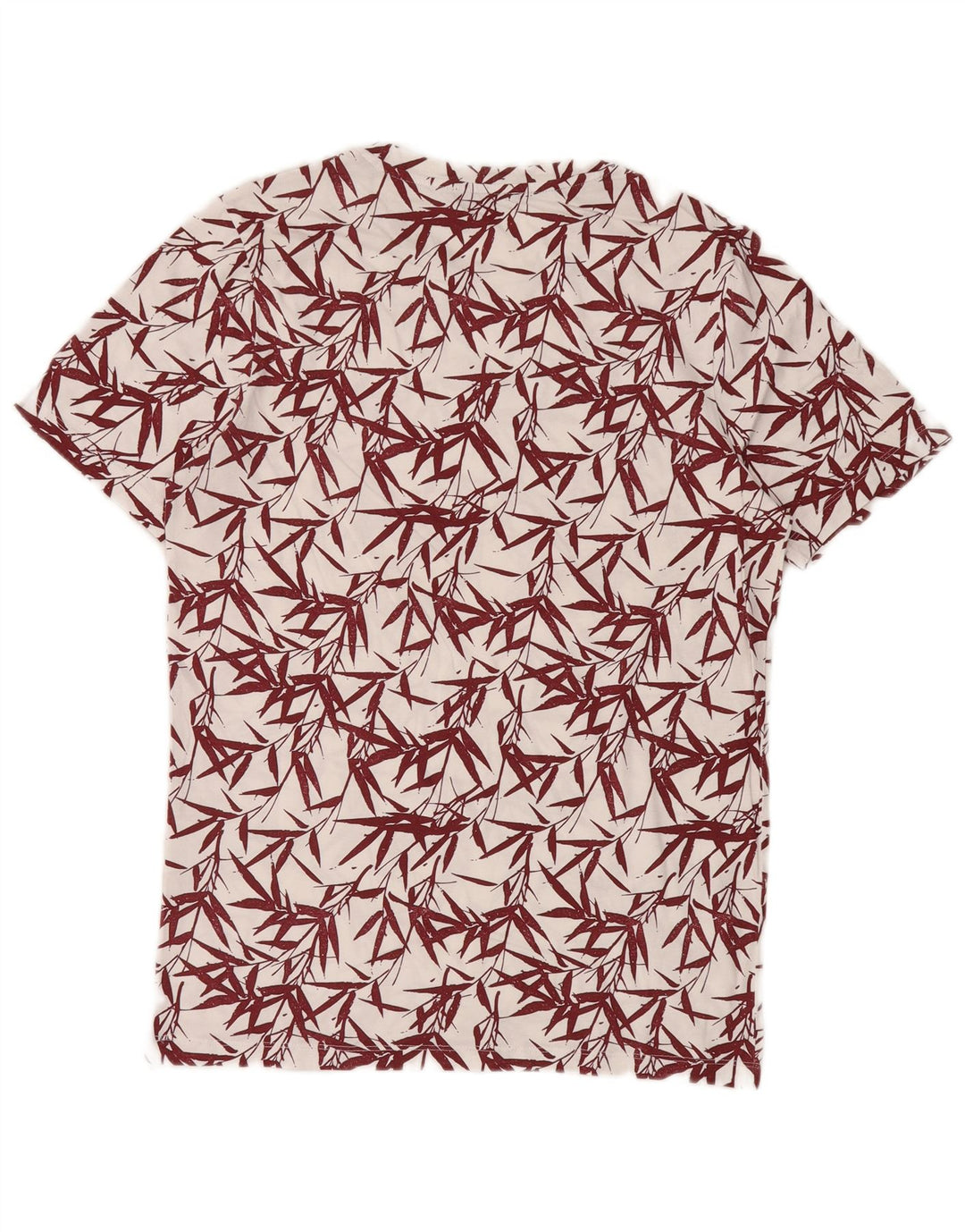 T-shirt da uomo Jack & Jones Top in cotone floreale bianco medio