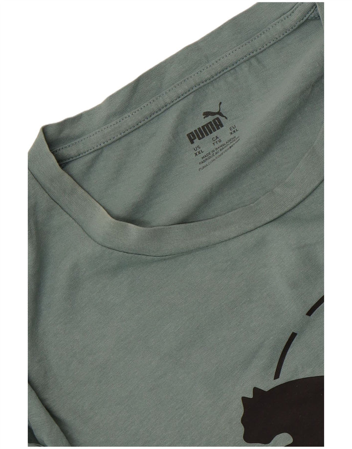 Maglietta grafica da uomo Puma Top 2XL Verde