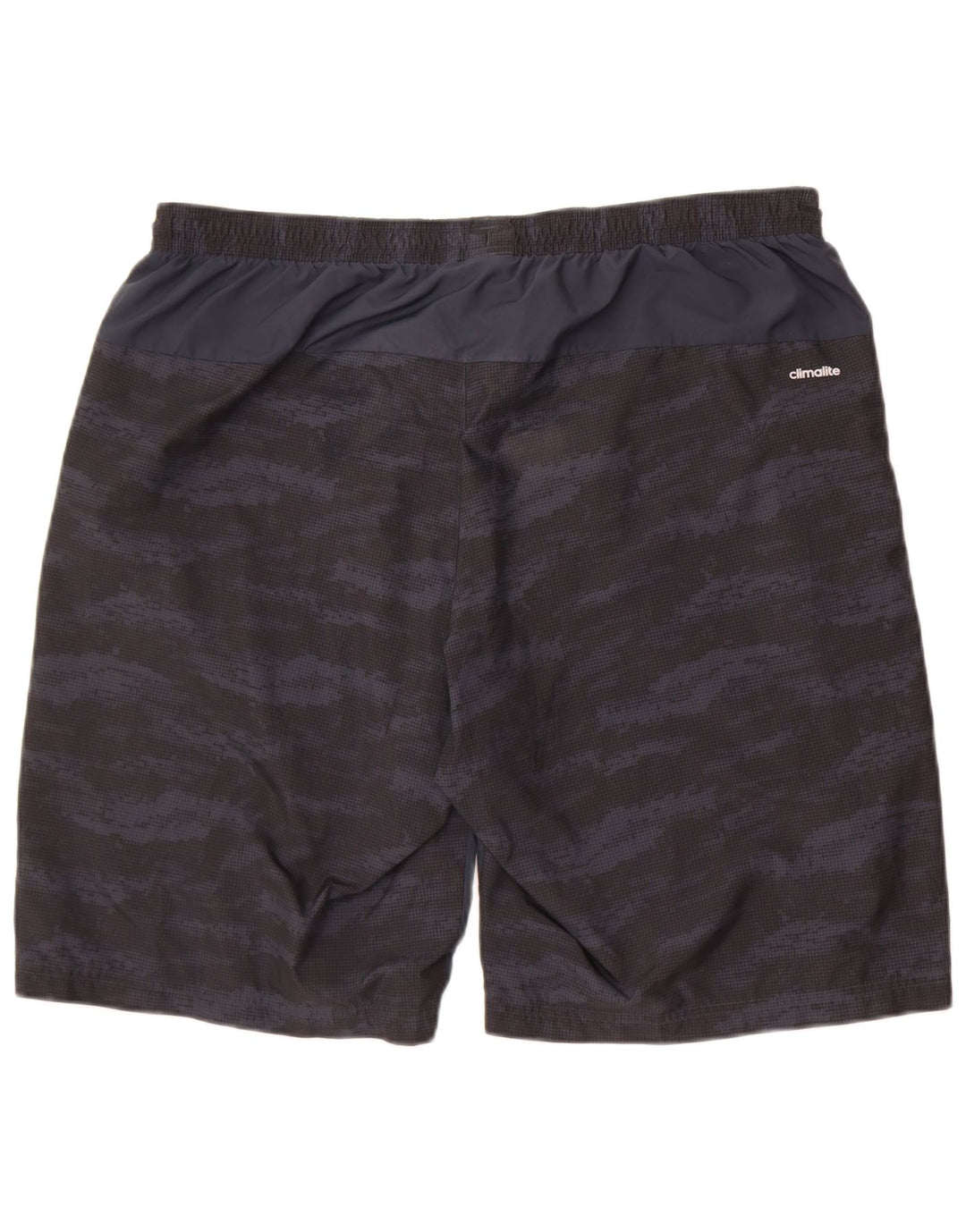 Pantaloncini sportivi Adidas Climalite da uomo XL in poliestere mimetico blu navy