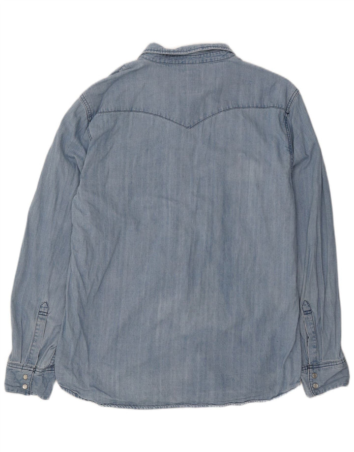 Camicia di jeans da uomo Levi's 2XL in cotone blu