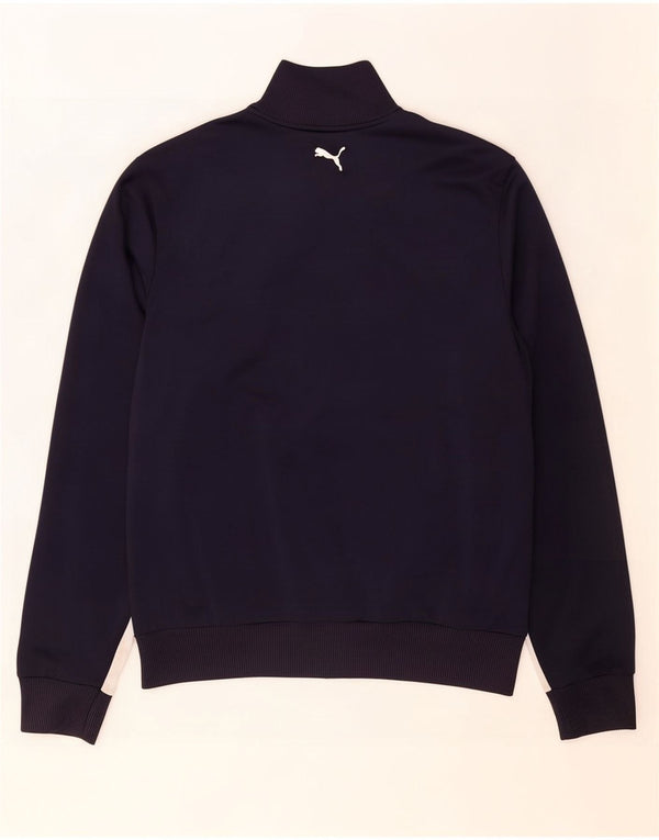 Puma Giacca da tuta da uomo 2XL Blu Navy Colourblock Poliestere