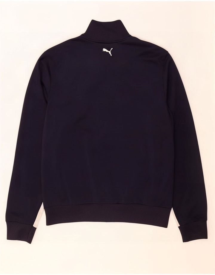 Puma Giacca da tuta da uomo 2XL Blu Navy Colourblock Poliestere