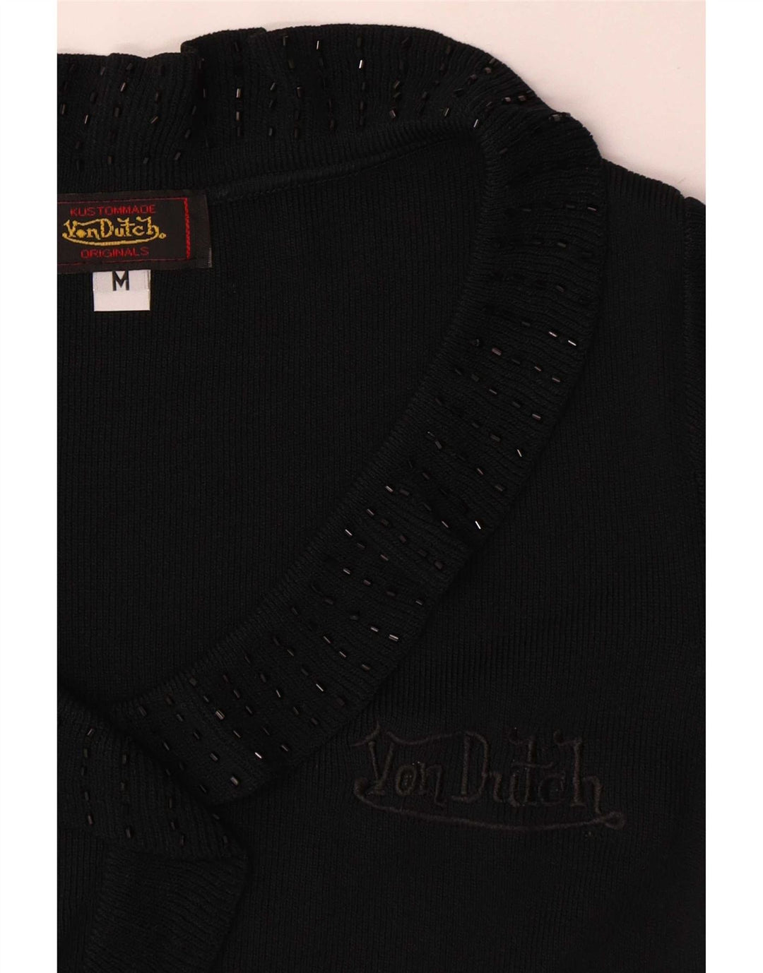 Camicetta da donna Von Dutch Top UK 12 Microfibre nere medie