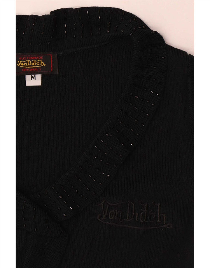 Camicetta da donna Von Dutch Top UK 12 Microfibre nere medie