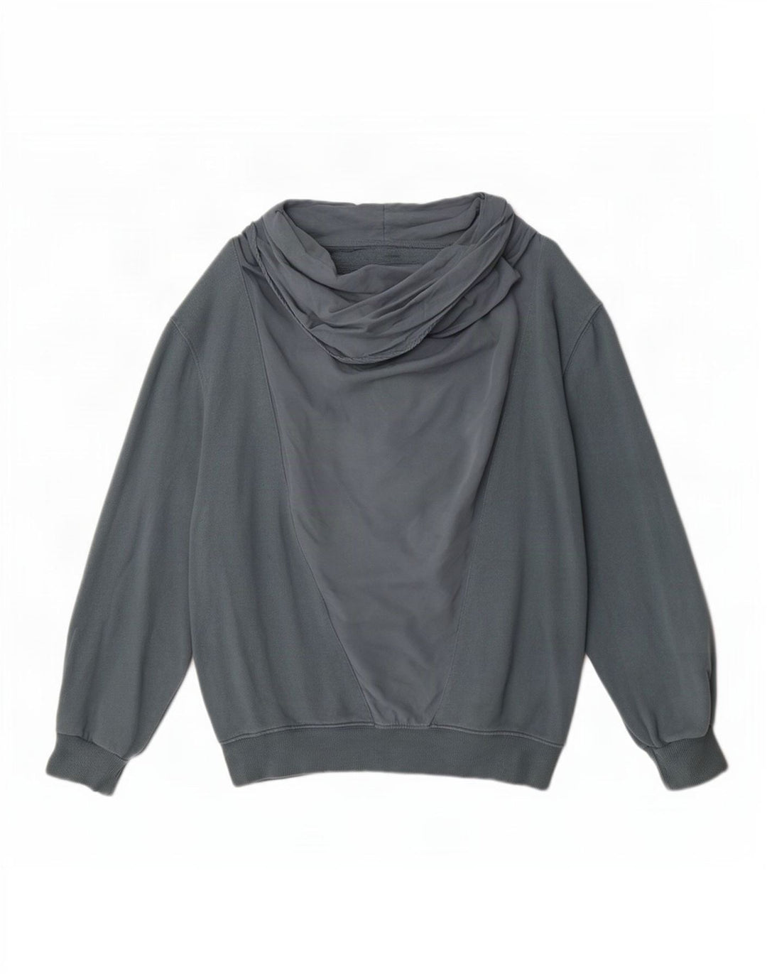 Felpa oversize da donna Zara UK 14 Cotone grigio medio