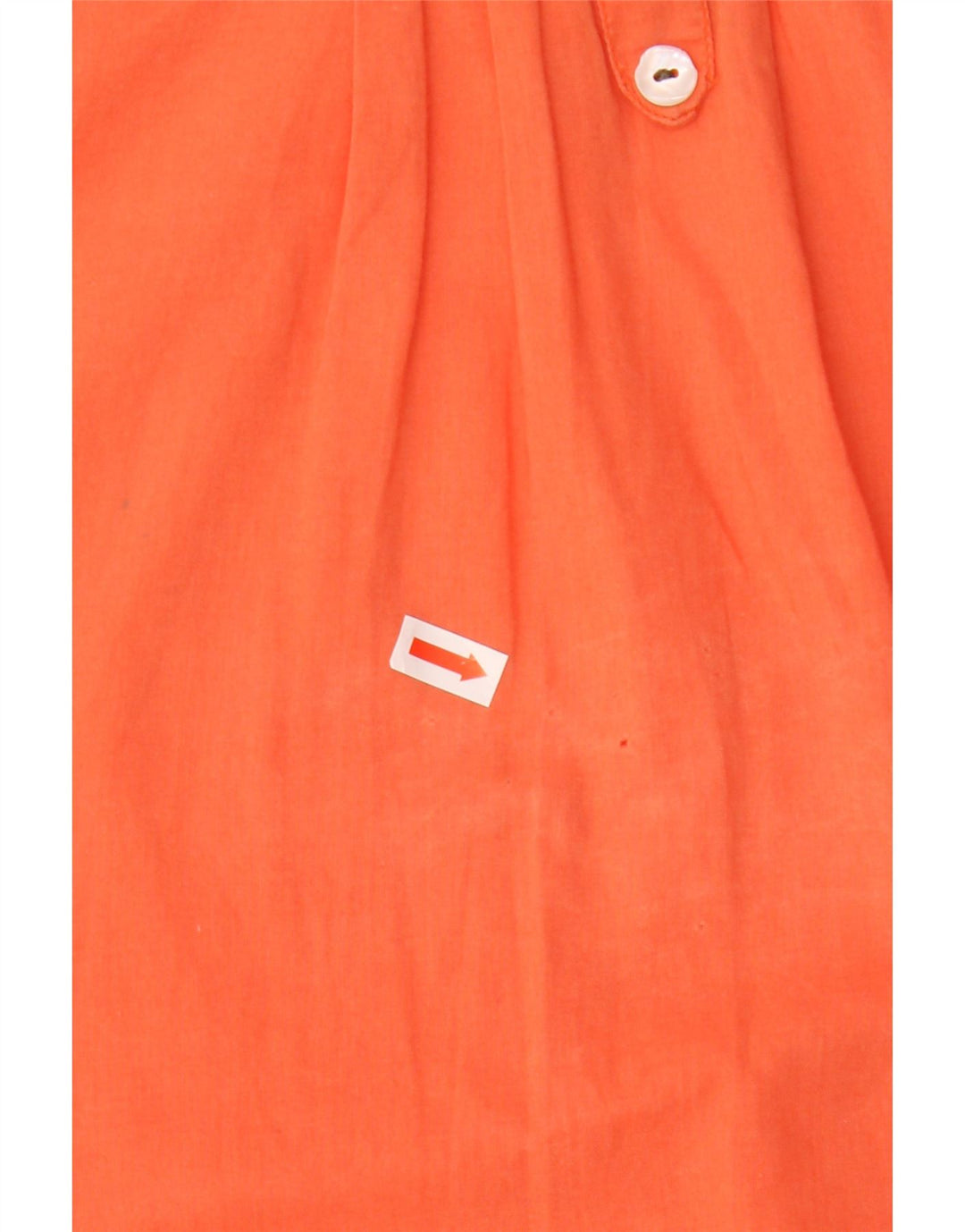 Top tunica manica 3/4 da donna Timberland UK 14 cotone arancione medio