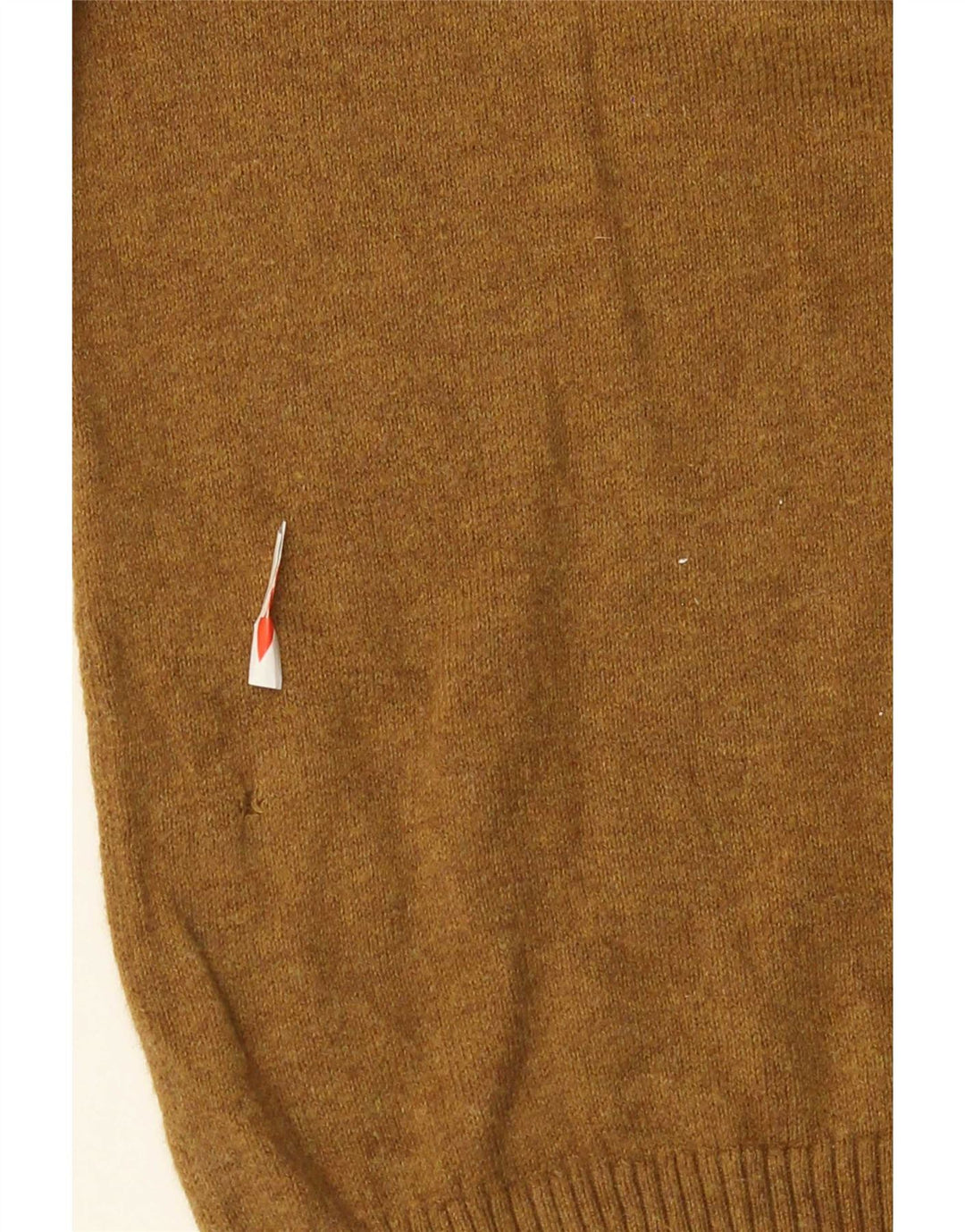 Maglione da uomo con scollo a V Fat Face in cotone marrone medio