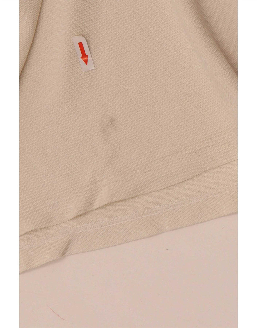 Polo da uomo Barbour grande in cotone bianco sporco