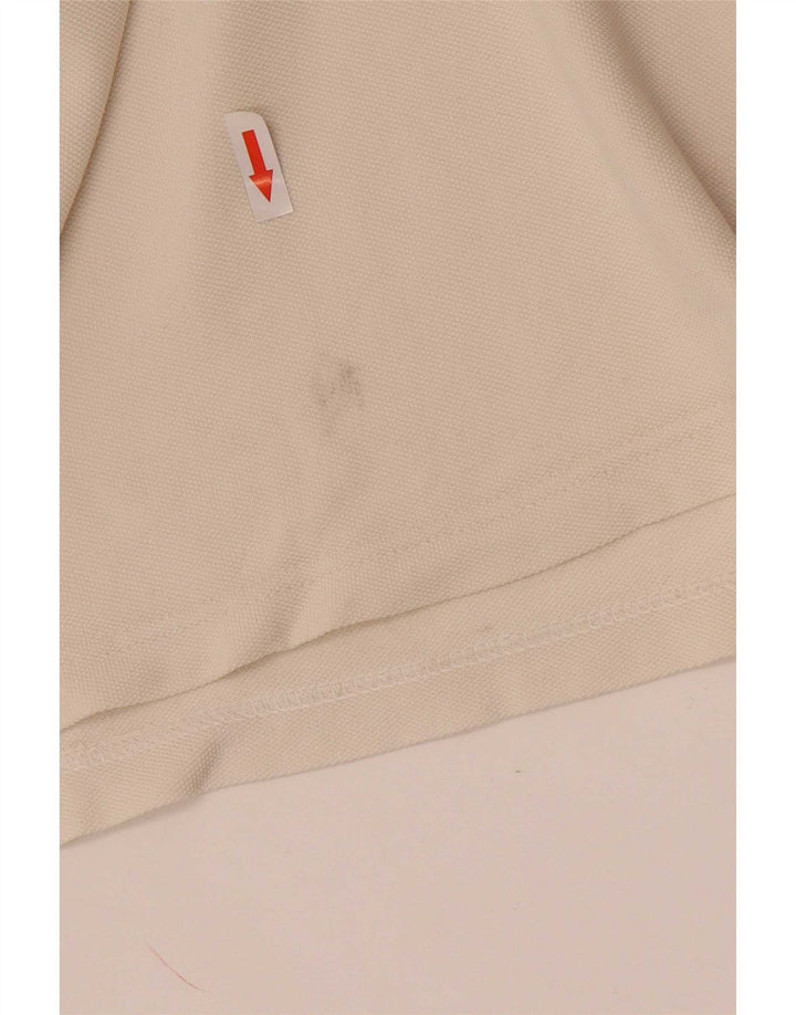 Polo da uomo Barbour grande in cotone bianco sporco