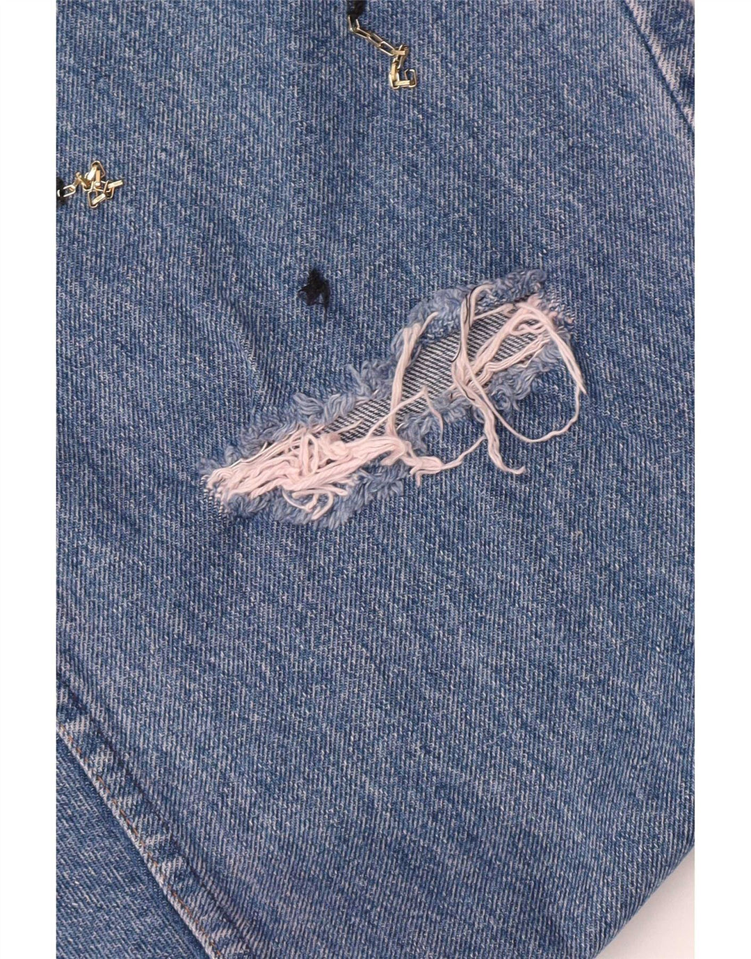 Jeans dritti invecchiati da uomo Rifle W33 L33 in cotone blu