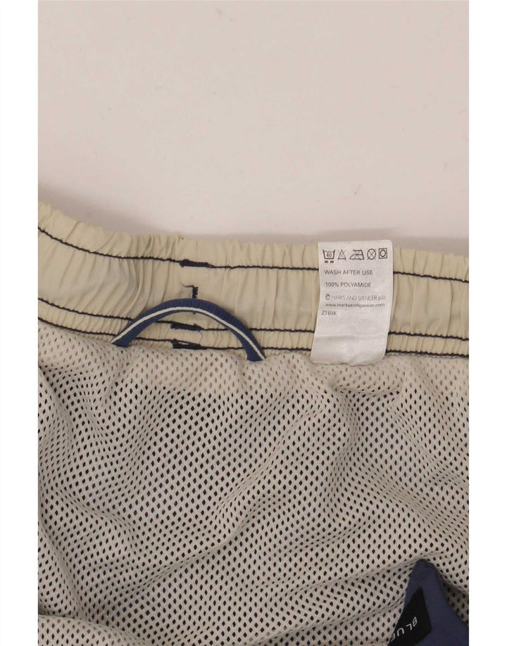 Pantaloncini da bagno da uomo Marks & Spencer 2XL blu navy in poliammide