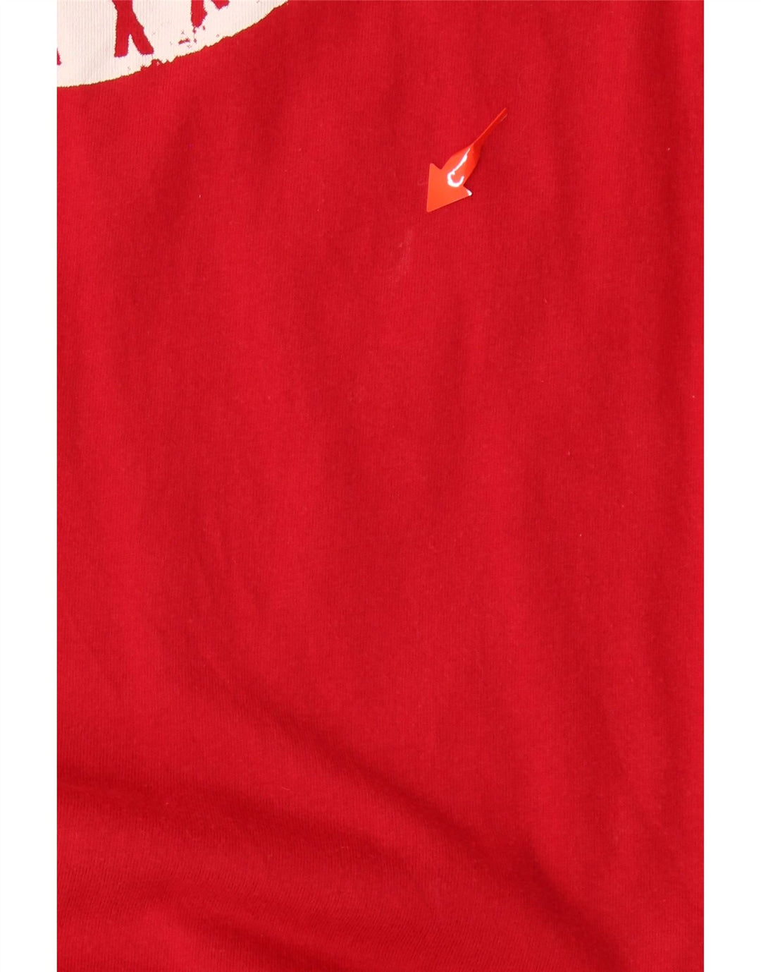 TOMMY HILFIGER Mens Graphic T-Shirt Top Medium Red Cotton Vintage Tommy Hilfiger and Second-Hand Tommy Hilfiger from Messina Hembry 