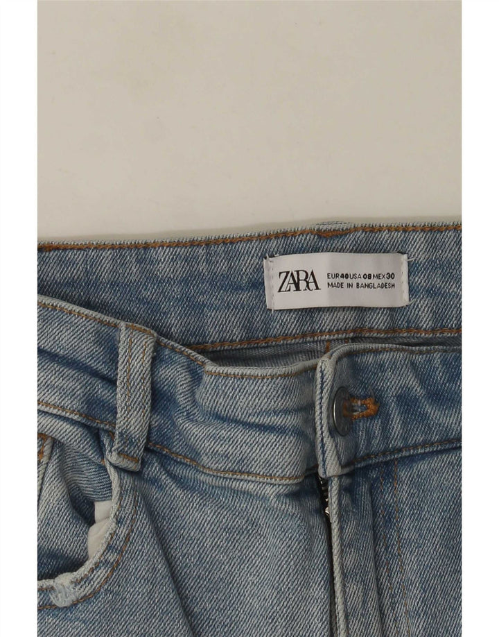 Jeans skinny effetto invecchiato Zara da donna EU 40 medio W30 L27 blu