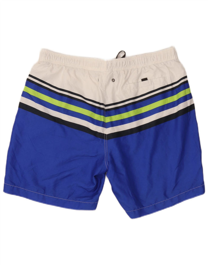 Pantaloncini da bagno da uomo Calvin Klein XL blu poliestere color block