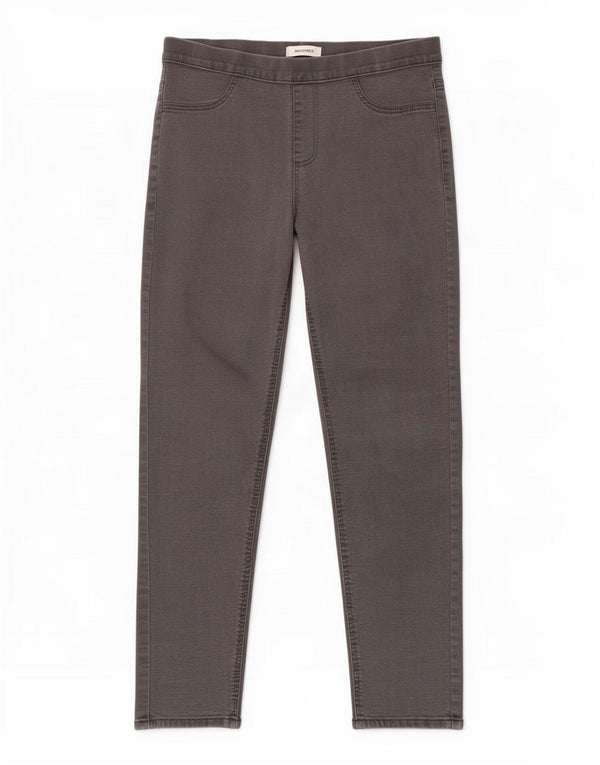 Jeans Jeggings da donna Marks & Spencer UK 14 Large W32 L27 Cotone grigio
