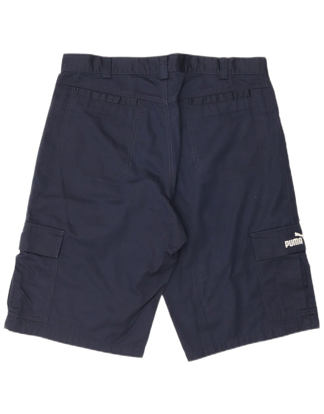 Pantaloncini cargo da uomo PUMA medi W32 in cotone blu navy