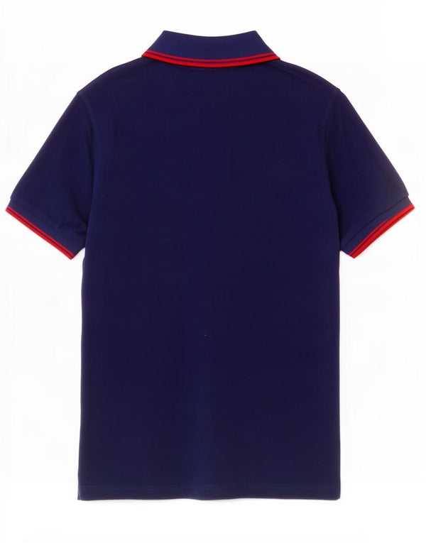 Polo da uomo slim fit Fred Perry piccola in cotone blu navy