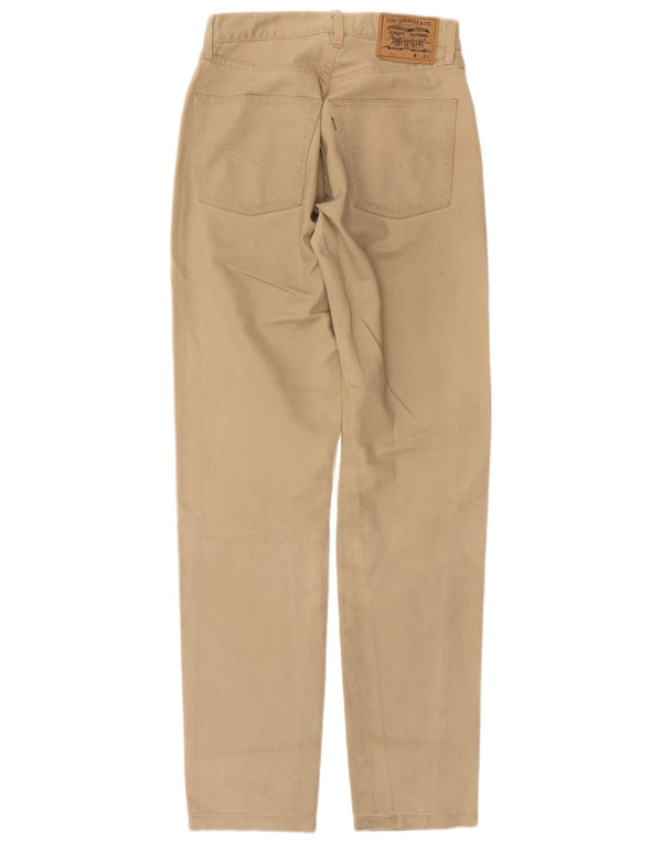 Pantaloni casual affusolati da uomo Levi's W31 L34 in cotone beige