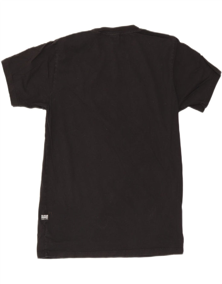 T-shirt grafica da uomo G-Star Top in cotone nero medio