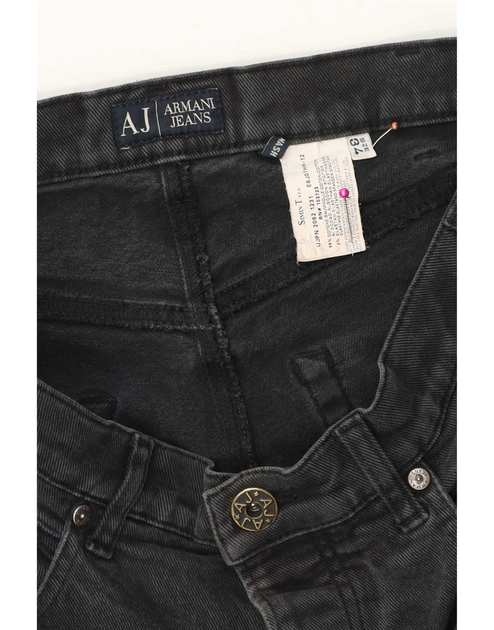 Armani Jeans Uomo Straight W34 L32 Cotone Nero