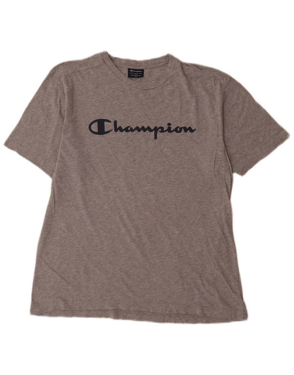 T-shirt grafica da donna Champion Top UK 16 Large Grey Flecked