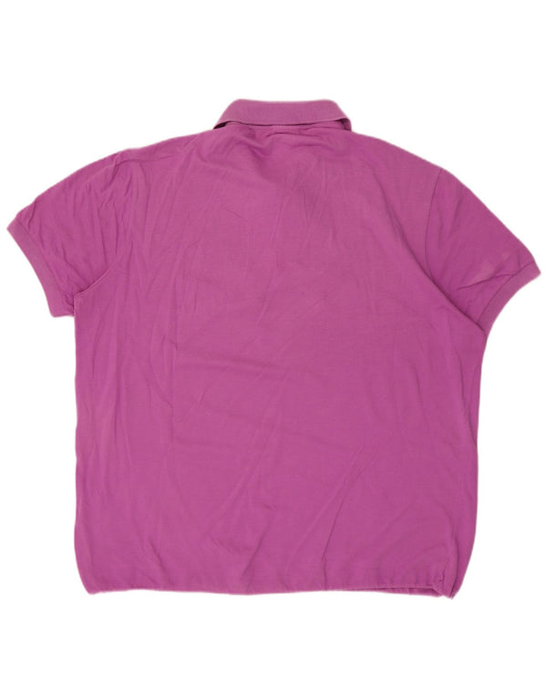 Polo da uomo Lacoste taglia 7 2XL cotone rosa