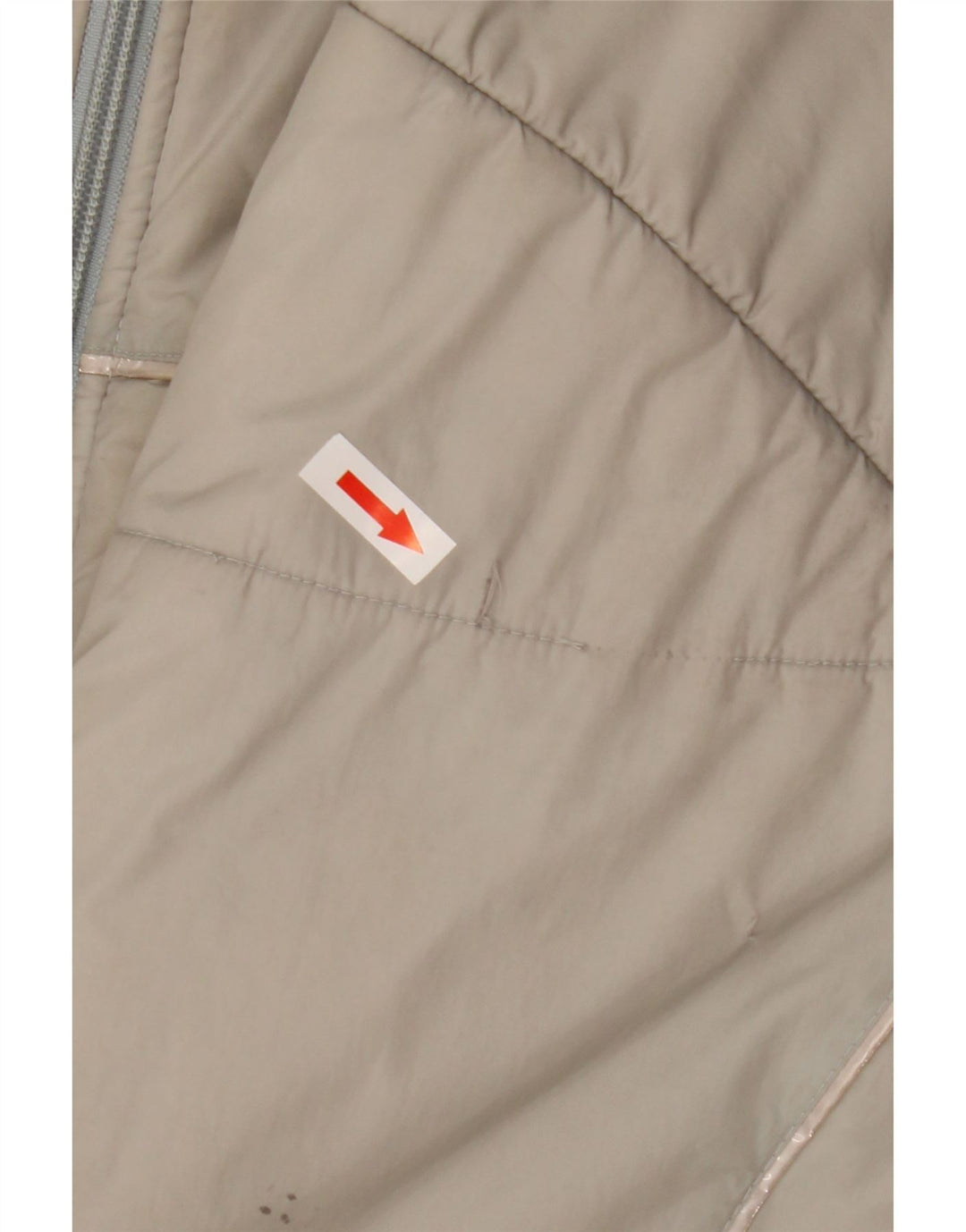 Giacca imbottita foderata da uomo Tommy Hilfiger UK 40 grande nylon grigio