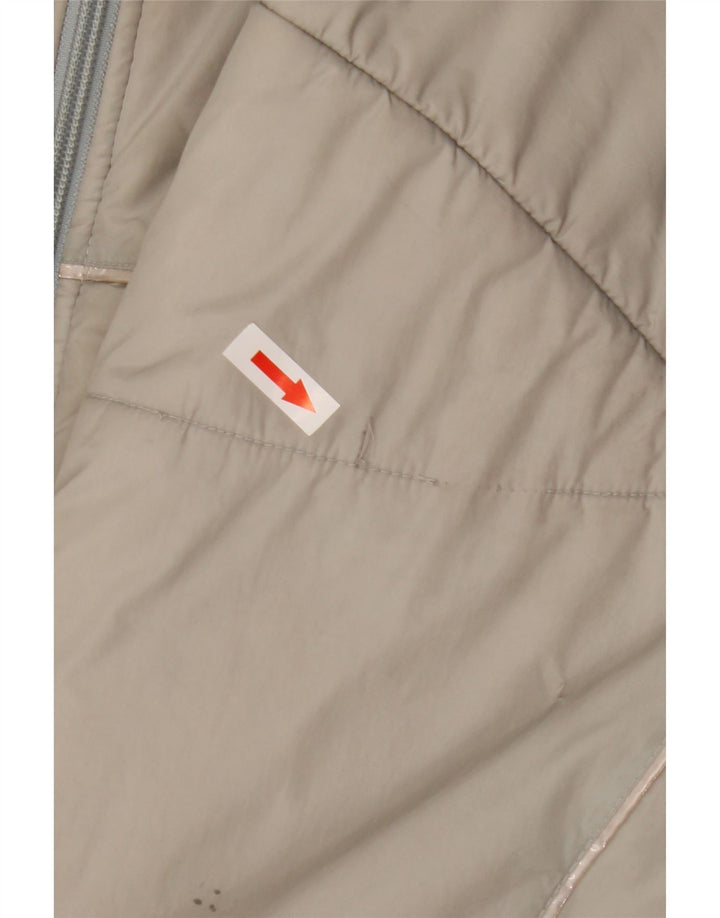Giacca imbottita foderata da uomo Tommy Hilfiger UK 40 grande nylon grigio