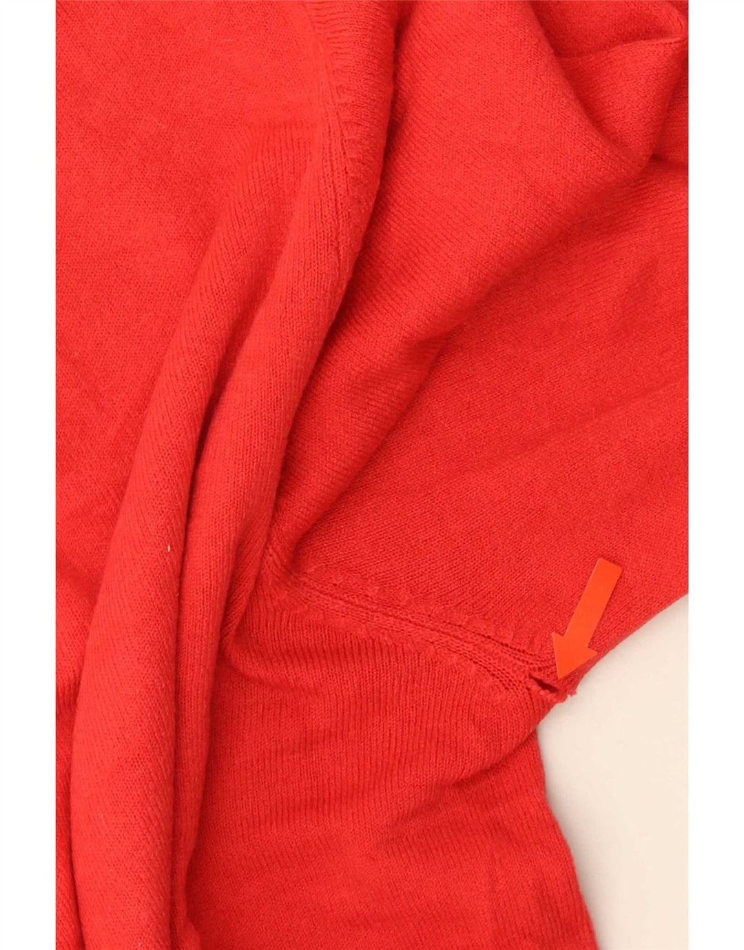Marks & Spencer Maglione da uomo con scollo a V blu Harbour Grande acrilico rosso
