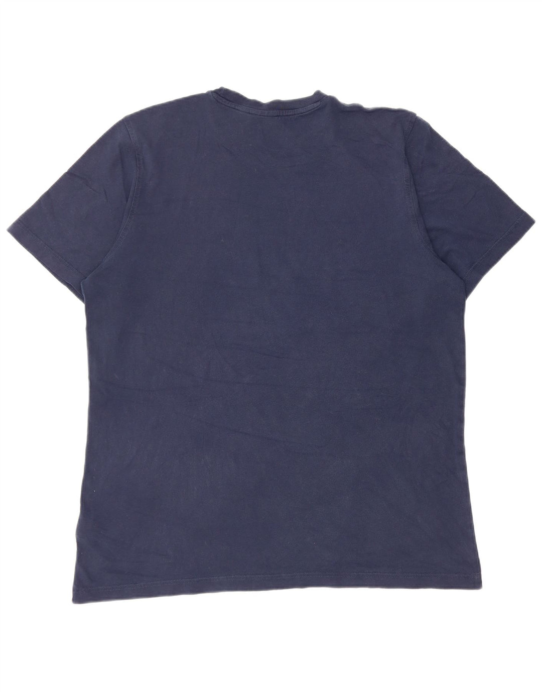 T-shirt grafica da uomo ADIDAS Top grande in cotone blu navy