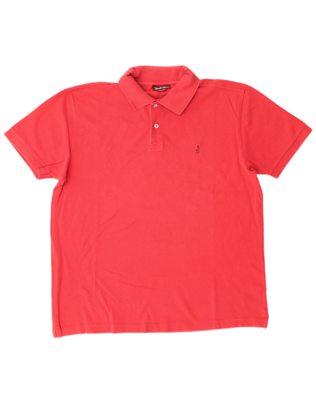 MARLBORO CLASSICS Polo da uomo XL in cotone rosso