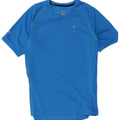 T-shirt Nike Dri Fit da uomo, top in poliestere blu medio