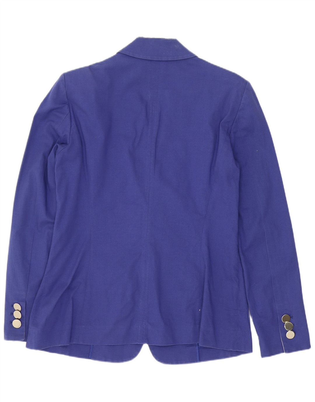 Giacca Blazer a 2 Bottoni da Donna Luisa Spagnoli IT 44 Blu Medio