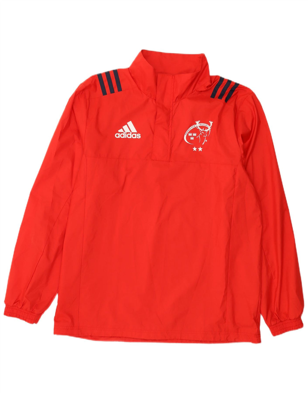 Giacca da uomo Adidas Munster Rugby Graphic Pullover Tuta da ginnastica grande rossa