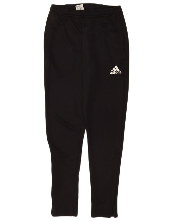Pantaloni da tuta da uomo Adidas Small neri in poliestere sportivo