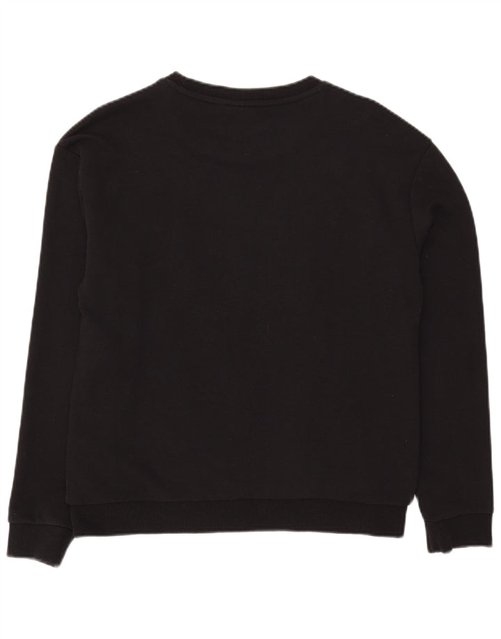 Felpa grafica da donna Fila Jumper UK 14 cotone nero medio