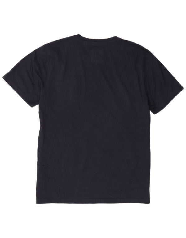 Crew Clothing T-shirt da uomo Top XL in cotone blu navy