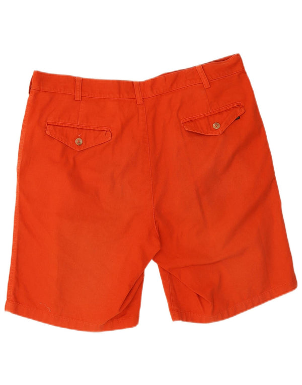 Pantaloncini chino con pegging da uomo Johnny Lambs IT 52 XL W34 cotone arancione