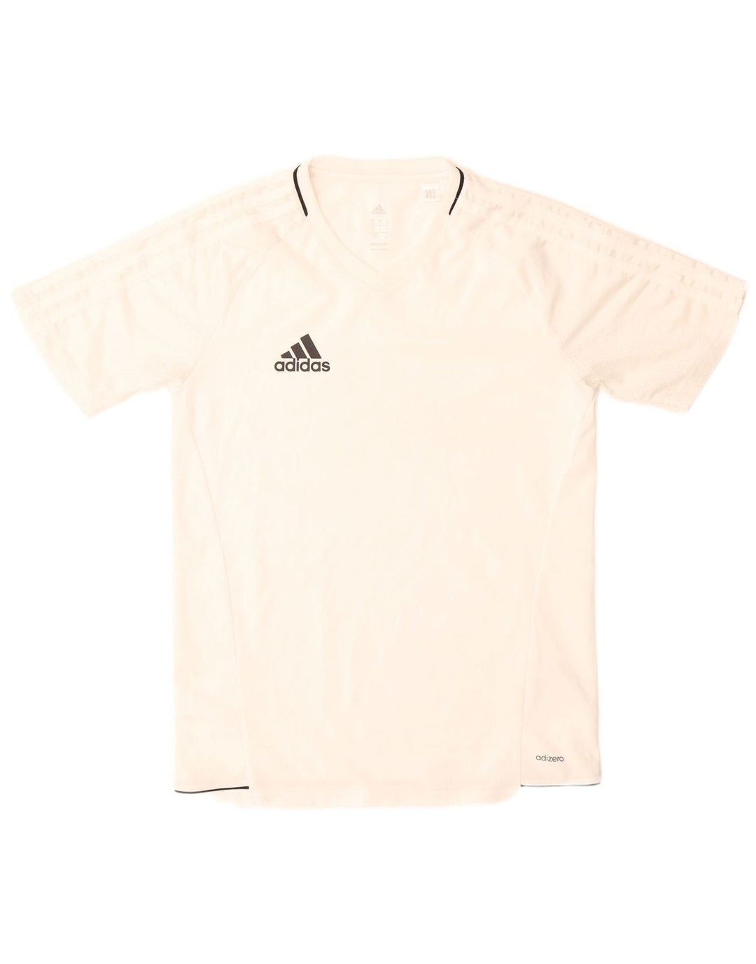 T-shirt Adidas Climacool da uomo Top piccola in poliestere bianco